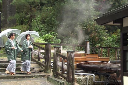 El centro termal de Naruko, Japón