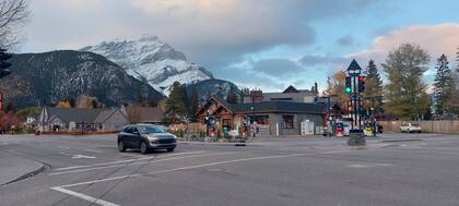 El centro turístico de Banff, en el oeste de Canadá