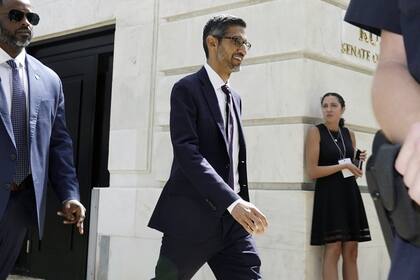 El CEO de Google, Sundar Pichai, en Washington. (AP/Jacquelyn Martin)