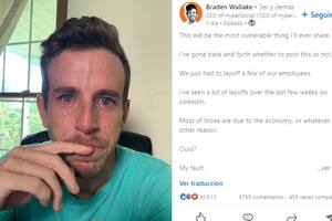 El CEO de una empresa contó que lloró al despedir empleados y las reacciones en redes fueron fulminantes