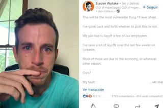 Un CEO contó que lloró al despedir empleados y las reacciones en las redes fueron impiadosas