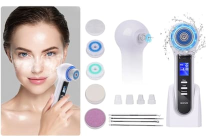 El cepillo de limpieza facial recargable Nexpure es uno de los productos con mayor descuento