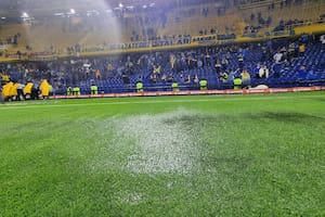 Por las intensas lluvias, se suspendió Boca-Newell's: cuándo se jugará