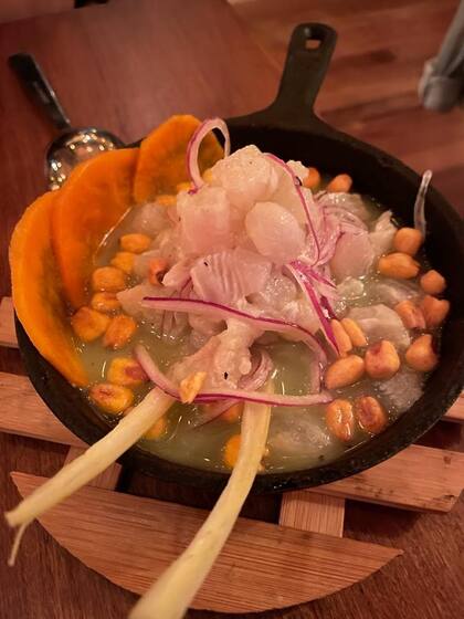 El ceviche de Garibaldi, ideal para el entorno náutico