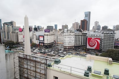 El chalet está muy cerca del Obelisco