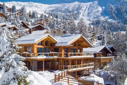 El chalet Les Étrennes, en los Alpes Suizos.