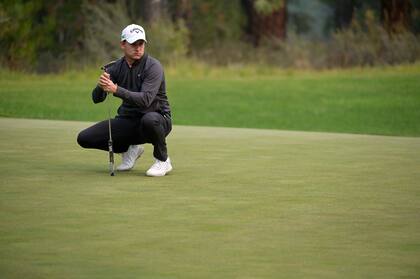 El chaqueño tuvo un inicio de vuelta formidable: dos birdies y un águila; se siente cómodo con el formato stableford, que no acumula golpes sino puntos según el resultado en cada hoyo.