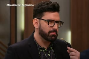 El chef no pudo resistir la excentricidad. del humorista. Fuente: Telefe