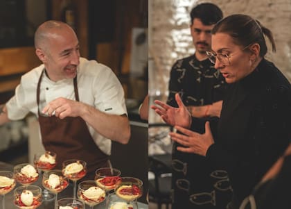 El chef Patricio Negro en las creaciones culinarias, y Fernanda Sarasa, cocinera y jefa de salón, cambiaron la escena local desde Sarasanegro