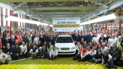 El Chevrolet Corsa Classic se fabricó en la Argentina por 19 años.