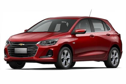El Chevrolet Onix LT manual quedó cerca de integrar el ranking, al figurar a $26.391.900 para este mes