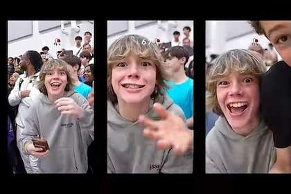 El "chico 67" se volvió viral