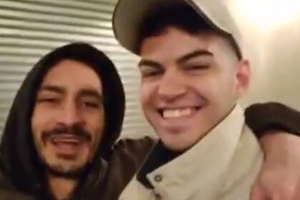 El Chino Darín grabó un video para una joven pareja (Captura video)