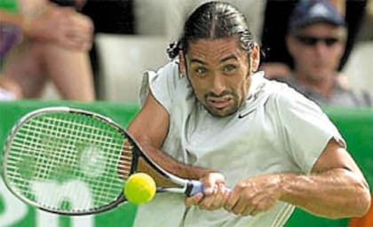 El Chino Ríos y uno de sus momentos de fastidio. "Pero era otra persona, muy trabajadora"