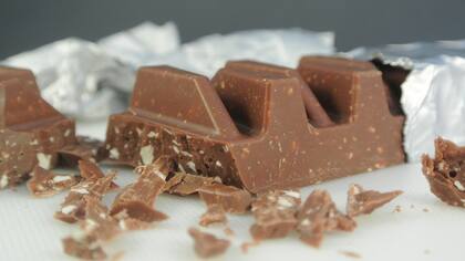 El chocolate produce 59g de CO2 por cada 100 calorías