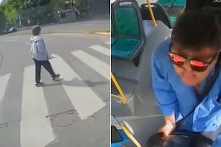 Un colectivo atropelló y mató a una mujer que cruzaba por la senda peatonal
