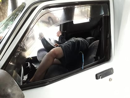 El choque de Marcos Antonio Lasserre, acusado de un femicidio y homicidio en Parque Barón