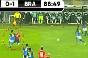 La furia de Arturo Vidal por un penal de Brasil no cobrado y el mensaje lapidario de Castrilli