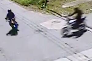 El choque fue a plena luz del día