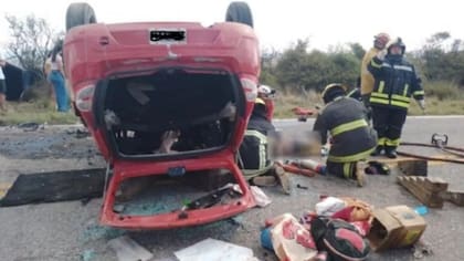 El choque fue el sábado por la tarde en el Camino de las Altas Cumbres.