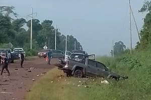 El choque fue en la ruta 19 cerca de la localidad de Comandante Andresito, en el extremo noroeste provincial de Misiones