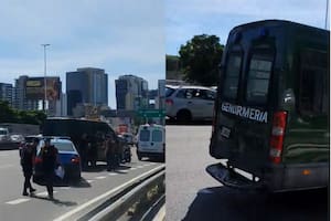 El choque ocurrió en la intersección de avenida General Paz y avenida Libertador.