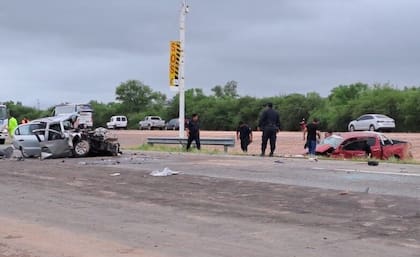 El choque ocurrió en la ruta 9 en el departamento de Río Hondo en la provincia de Santiago del Estero