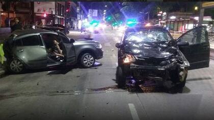 En el choque murió una mujer