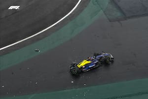 El choque que sufrió Albon este domingo.