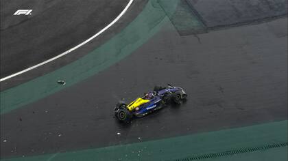 El choque que sufrió Albon este domingo