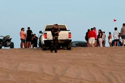 El choque se produjo ayer, alrededor de las 20, en la zona de La Frontera, en el norte de Pinamar