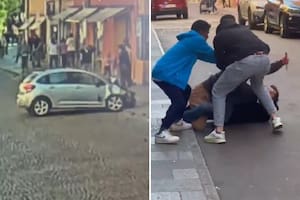 Las impactantes imágenes del momento en el que un hombre atropelló a decenas de personas en Italia