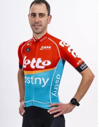 El ciclista Eduardo Sepúlveda se sumó al equipo Lotto Dstny en enero de 2023