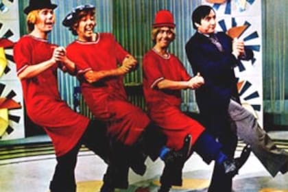 Fofito, Miliki, Fofó y Gaby, en una imagen previa a la muerte de Fofó, que ocurrió en junio de 1976