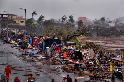 En la escala de ciclones de India, Fani ocupa el segundo nivel más grave, que equivale a un huracán de categoría 3