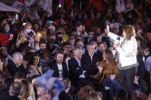 Vidal cerró la campaña escoltada por Larreta y Macri: “En esta elección se juega el poder del kirchnerismo”