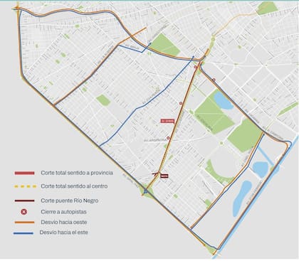 El cierre de la autopista
