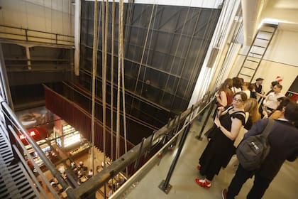 El circuito culmina con el acceso a la parte superior del antiguo escenario