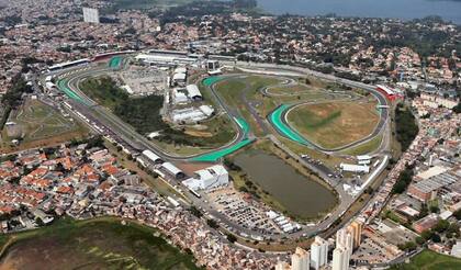 El circuito de Interlagos, en San Pablo, Brasil