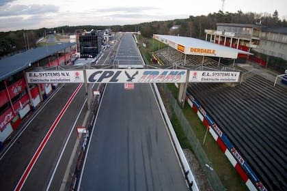El circuito de Zolder, con su pitlane estrecho