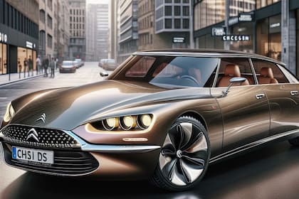 El Citroën DS clásico se puede reimaginar como el icónico sedán, pero en la actualidad, a partir de la IA