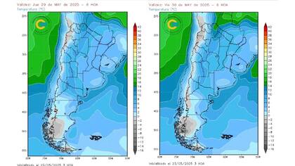 El clima durante el jueves 29 y viernes 30