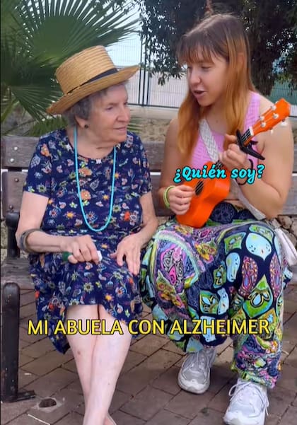 El clip recordó la importancia de acompañar a las personas que padecen esta enfermedad (Foto: @zuridelroy)