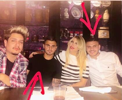 El clon de Mauro Icardi es un joven italiano, muy fanático de Wanda Nara