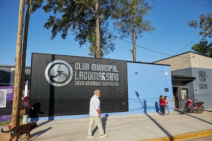 El Club Municipal Lagomarsino "Diego Armando Maradona" fue inaugurado en agosto del año pasado