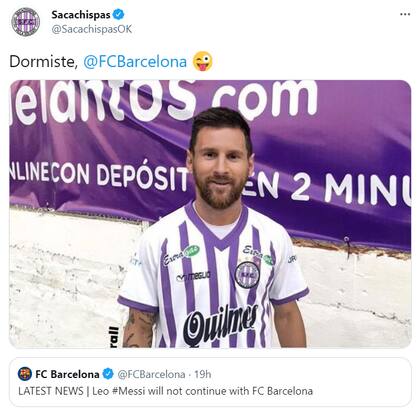 El club Sacachispas se sumó a las ofertas para Lionel Messi.