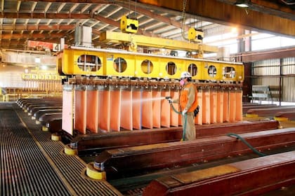 El cobre es el principal producto que exporta Chile a China.