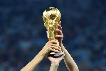 El codiciado trofeo de la Copa del Mundo que buscarán las 32 selecciones participantes del Mundial Qatar 2022