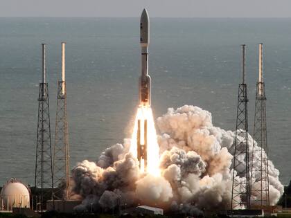El cohete Atlas V, que transporta a Curiosity, despegó de Cabo Cañaveral a las 10 de la mañana (hora local)