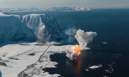 El cohete se estrelló en el mar de Noruega sin dañar la plataforma de lanzamiento
